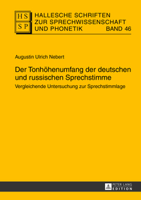 Der Tonhöhenumfang der deutschen und russischen Sprechstimme