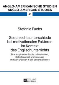 Geschlechtsunterschiede bei motivationalen Faktoren im Kontext des Englischunterrichts