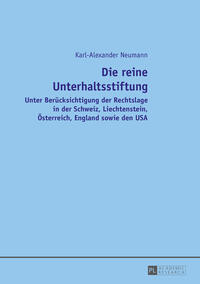 Die reine Unterhaltsstiftung