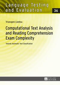 Computational Text Analysis and Reading Comprehension Exam Complexity