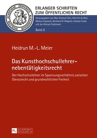 Das Kunsthochschullehrernebentätigkeitsrecht