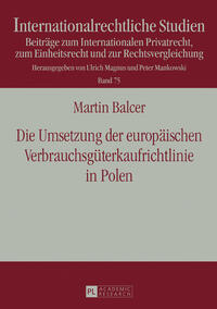 Die Umsetzung der europäischen Verbrauchsgüterkaufrichtlinie in Polen