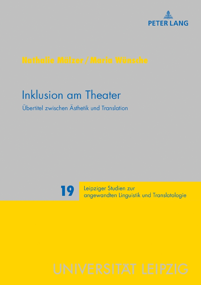 Cover-Abbildung für Inklusion am Theater (Hardcover) (99999---978-3-631-74117-7)