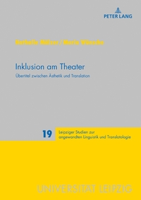 Cover-Abbildung für Inklusion am Theater (Hardcover) (99999---978-3-631-74117-7)