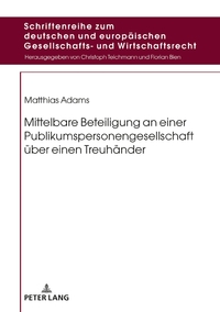 Mittelbare Beteiligung an einer Publikumspersonengesellschaft über einen Treuhänder