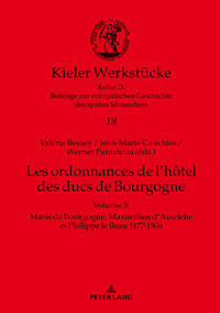 Les ordonnances de l’hôtel des ducs de Bourgogne