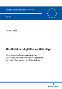 Das Recht der digitalen Kapitalanlage