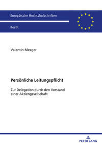 Persönliche Leitungspflicht