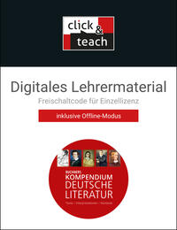 Buchners Kompendium Deutsche Literatur NEU / Kompendium Deutsche Literatur click & teach Box