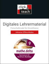mathe.delta – Nordrhein-Westfalen / mathe.delta NRW click & teach 9 Box