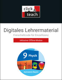 Physik – Gymnasium Bayern / Physik Gymnasium BY click & teach 9 Box