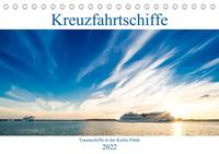 Kreuzfahrtschiffe 2022 (Tischkalender 2022 DIN A5 quer)