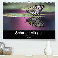 Exotische Schmetterlinge 2022 (Premium, hochwertiger DIN A2 Wandkalender 2022, Kunstdruck in Hochglanz)