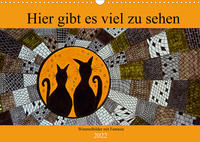 Hier gibt es viel zu sehen (Wandkalender immerwährend DIN A3 quer)