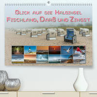 Blick auf die Halbinsel Fischland, Darß und Zingst (Premium, hochwertiger DIN A2 Wandkalender 2022, Kunstdruck in Hochglanz)