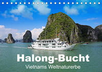 Halong-Bucht - Vietnams Weltnaturerbe (Tischkalender 2022 DIN A5 quer)