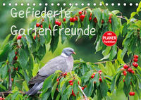 Gefiederte Gartenfreunde (Tischkalender 2022 DIN A5 quer)