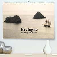 Bretagne entlang der Küste (Premium, hochwertiger DIN A2 Wandkalender 2022, Kunstdruck in Hochglanz)