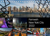 Fernweh New York City (Tischkalender 2022 DIN A5 quer)