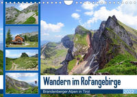 Wandern im Rofangebirge - Brandenberger Alpen in Tirol (Wandkalender 2022 DIN A4 quer)