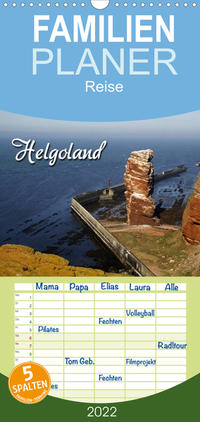 Familienplaner Helgoland (Wandkalender 2022 , 21 cm x 45 cm, hoch)