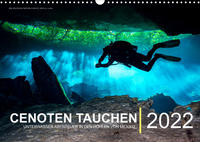 Cenoten Tauchen (Wandkalender immerwährend DIN A3 quer)