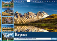 Tiroler Bergseen (Wandkalender 2022 DIN A4 quer)