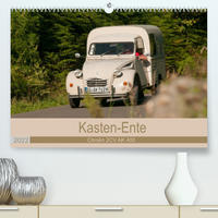 Kasten - Ente Citroën 2 CV AK 400 (Premium, hochwertiger DIN A2 Wandkalender 2022, Kunstdruck in Hochglanz)