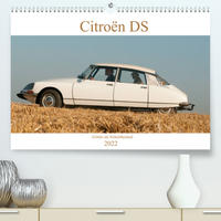 Citroën DS Göttin im Mittelrheintal (Premium, hochwertiger DIN A2 Wandkalender 2022, Kunstdruck in Hochglanz)
