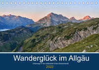 Wanderglück im Allgäu (Tischkalender 2022 DIN A5 quer)