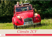 Citroën 2 CV - Zum Kippen zu schade (Wandkalender 2022 DIN A2 quer)