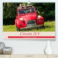 Citroën 2 CV - Zum Kippen zu schade (Premium, hochwertiger DIN A2 Wandkalender 2022, Kunstdruck in Hochglanz)