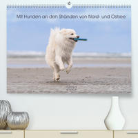 Mit Hunden an den Stränden von Nord- und Ostsee (Premium, hochwertiger DIN A2 Wandkalender 2022, Kunstdruck in Hochglanz)