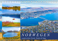 Norwegen wunderschöne Fjorde, Tundra & Taiga (Tischkalender 2022 DIN A5 quer)