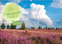 Die Farbenpracht der Lüneburger Heide (Wandkalender 2023 DIN A2 quer)