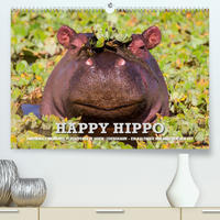 Emotionale Momente. Happy Hippo / CH-Version (Premium, hochwertiger DIN A2 Wandkalender 2023, Kunstdruck in Hochglanz)