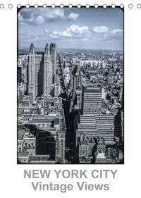 NEW YORK CITY - Vintage Views (Tischkalender 2023 DIN A5 hoch)