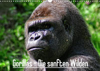 Gorillas - Die sanften Wilden (Wandkalender 2023 DIN A3 quer)