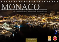 Monaco - Das Fürstentum an der französischen Mittelmeerküste (Tischkalender 2023 DIN A5 quer)