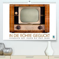 Fernseher der 1950er bis 70er Jahre: In die Röhre geguckt (Premium, hochwertiger DIN A2 Wandkalender 2023, Kunstdruck in Hochglanz)