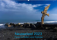 Neuseeland 2023 - Planer mit Bildern einer Radreise (Wandkalender 2023 DIN A2 quer)