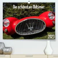 Die schönsten Oldtimer 2023 (Premium, hochwertiger DIN A2 Wandkalender 2023, Kunstdruck in Hochglanz)