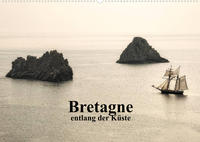 Bretagne entlang der Küste (Wandkalender 2023 DIN A2 quer)