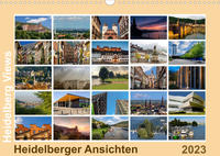 Heidelberg Views - Heidelberger Ansichten (Wandkalender 2023 DIN A3 quer)