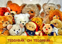TEDDYBÄR, OH TEDDYBÄR... (Wandkalender 2023 DIN A3 quer)