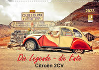 Die Legende - die Ente, Citroën 2CV (Wandkalender 2023 DIN A3 quer)