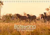Botswana - Ruf der Wildnis (Tischkalender 2023 DIN A5 quer)