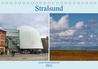 Stralsund und die Boddenlandschaft (Tischkalender 2023 DIN A5 quer)