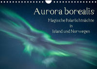 Aurora borealis - Magische Polarlichtnächte in Island und Norwegen (Wandkalender 2023 DIN A4 quer)