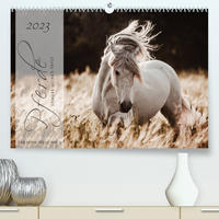 Pferde - Spiegel deiner Seele (Premium, hochwertiger DIN A2 Wandkalender 2023, Kunstdruck in Hochglanz)